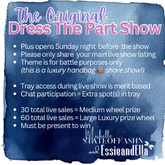 ✨SHARE SHOW SCHEDULE✨ - Picture 4 of 7